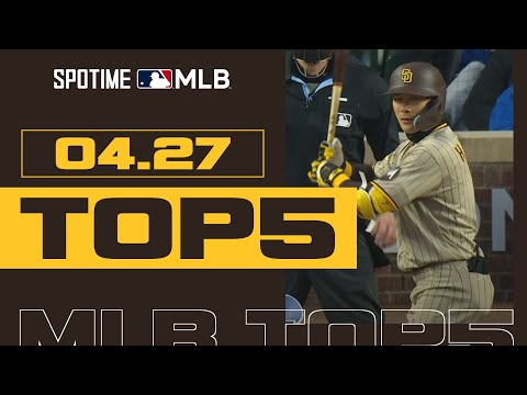 [MLB <strong>TOP</strong> 5] <strong>4월</strong> 27일 명장면