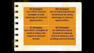 CHAPTER 6 - STRATEGY ANALISIS AND CHOICE
