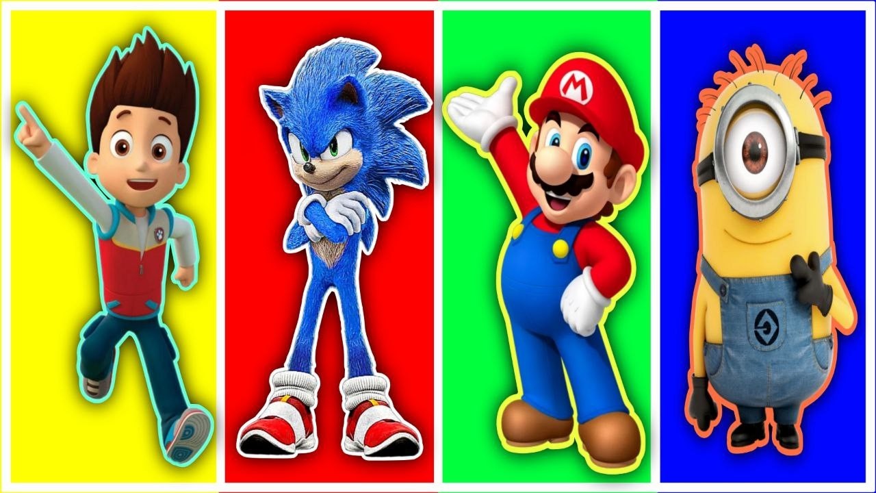 @ PAW PATROL 🆚️ SONIC 4 🆚️ MARIO SUPEER 🆚️ BANANA MINIONS SUPEER COFFIN DANCE MUSIC 🔥