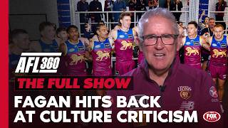 Fagan responds to Culture Criticism as Coaches trade words before GF rematch | AFL 360 Full Show