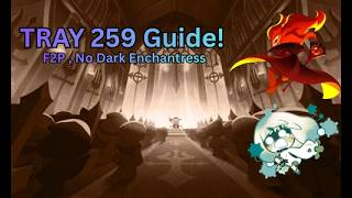 Tray 259 Strawberry Tower Guide! | F2P No Dark Enchantress | Cookie Run : Kingdom