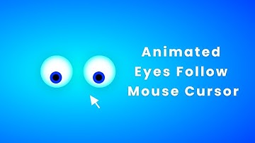 Animated Eyes Follow Mouse Cursor Using HTML, CSS and Javascript | Coding Karunadu #newtoyou