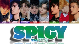 How Would EXO Sing "SPICY" by AESPA (Male ver.) | Colored Coded Lyrics