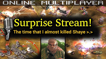 SURPRISE LIVESTREAM!!1! | C&C Generals Zero Hour