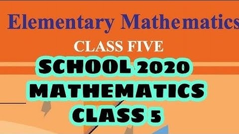 CLASS 5 MATHS || EXERCISE 1 || PAGE 6 || ENGLISH VERSION