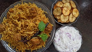 Soya Chunks Biriyani | Meal Maker Biriyani | @akshasrecipes