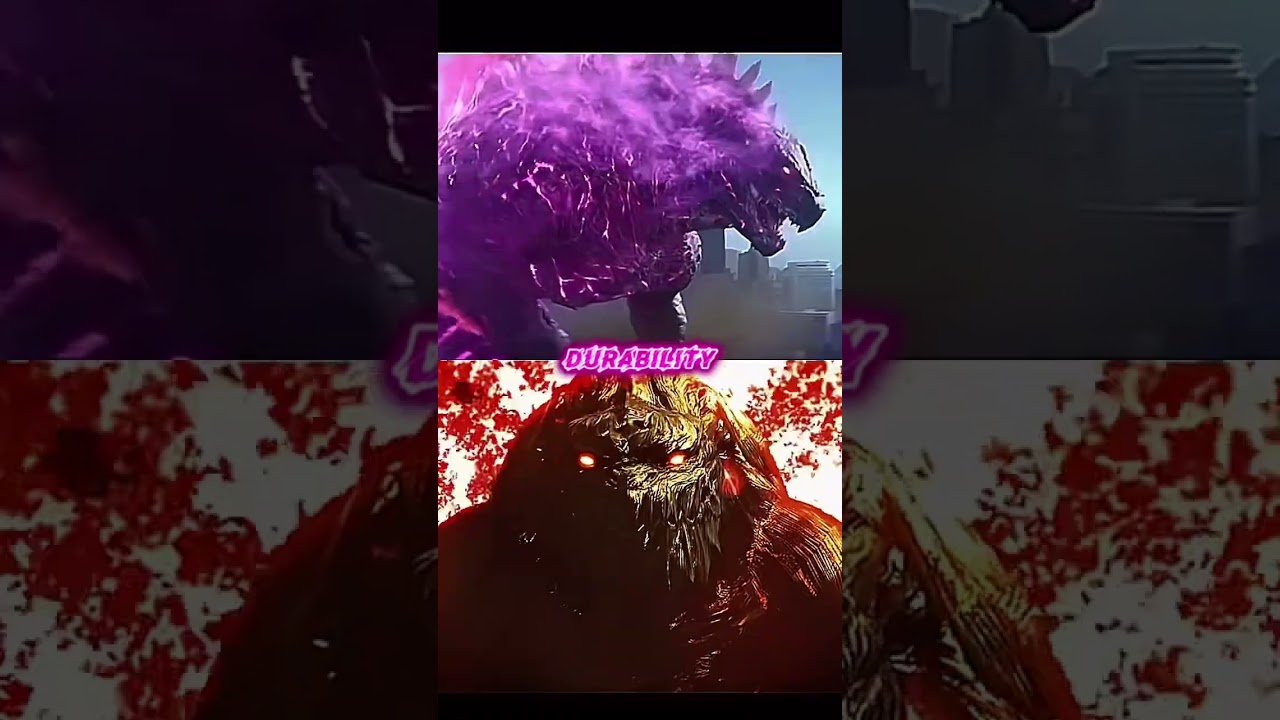 Evolved Godzilla vs Godzilla earth