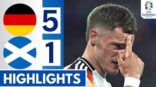 Germany 5-1 Scotland Euro 2024 Full Match Highlights Extended