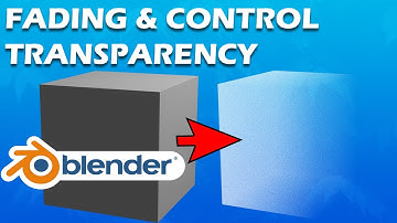 Animate  Fading  Slider or Control Transparency in Blender  | Blender 3D