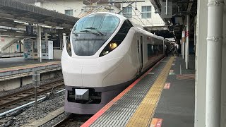 E657系水カツK8編成 特急ひたち号　上野駅発車