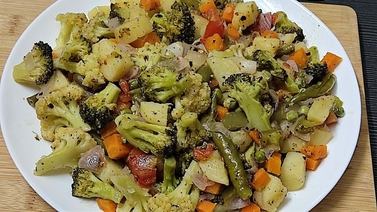 Roasted Vegetables Healthy Roasted Vegetables in Pan Roasted