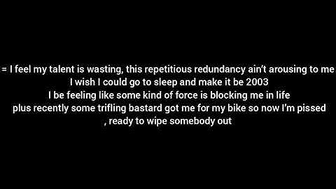 K-Rino - The Follow-Up Session (Lyrics)