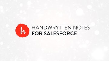 Sending Handwritten Notes from Salesforce