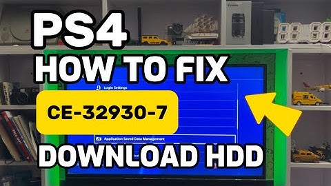 How To Fix PS4 Error CE-32930-7 downloaded data on HDD is Corrupted