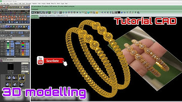 Design a custom wedding bangle in Matrix 9.0 | #tutorial | jewellerycaddesign | #3dmodeling