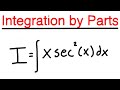 Integration by Parts Example Problem #2