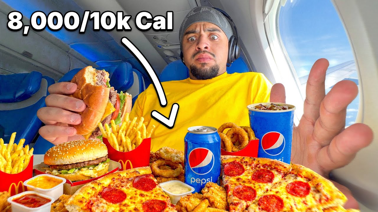 Испытание на 10 000 калорий в самолёте