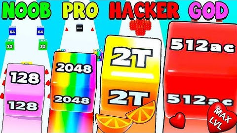Jelly Run 2048 MAX LEVELS Gameplay Walkthrough Android, iOs Mobile Game NEW UPDATE