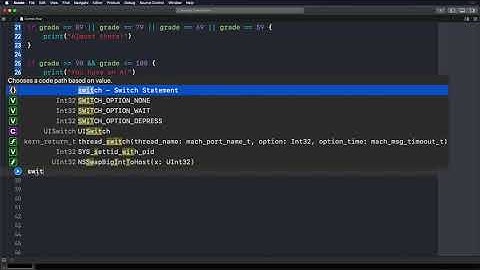 Control Flow in Swift