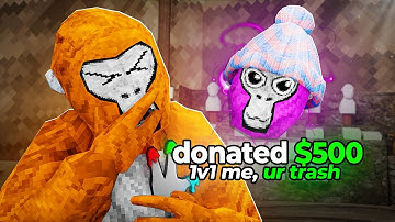 I Trolled Gorilla Tag Streamers!