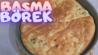 Pırasalı kıymalı börek tepsi böreği ● yağlı pide  pırasa yemeyen kalmayacak BASMA BÖREK  