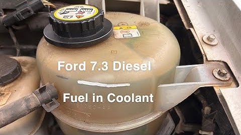 Diagnosing A Cracked Injector Cup - Ford 7.3 Diesel E450 Box Truck