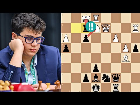 A 14-Year-Old's Shocking Rook Sacrifice Against a Legend!