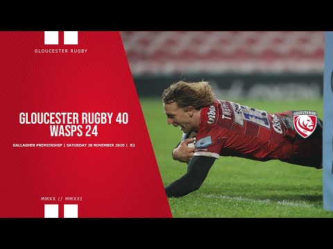 highlights gloucester rugby 40 24 wasps youtube