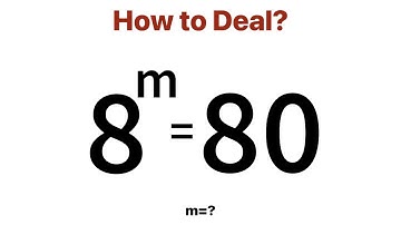 What a wonderful math question! 8^m=80.