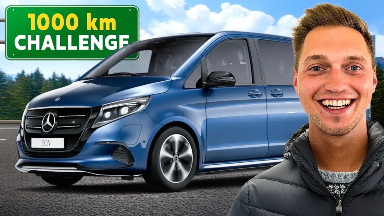 Trasa 1000 km ELEKTRYCZNYM VANEM 😬 Czy to ma sens? Test MERCADES EQV