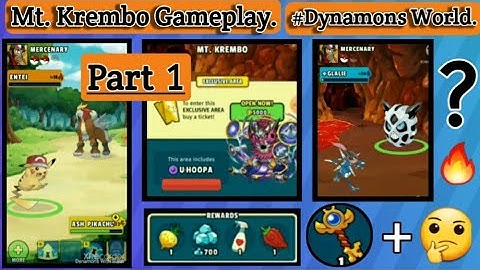 Mt. Krembo Gameplay part 1|| Dynamons world change into pokemon world|| Dynamons world||