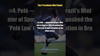 A Ballon d'Or Winner Became PRESIDENT?! 🤯 Top 5 Soccer Players Turned Politicians #Shorts