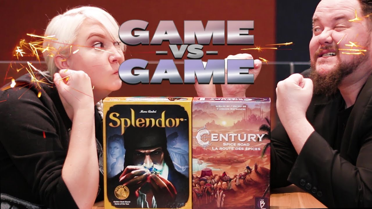 board games in english to print Game vs Game: Splendor vs Century Spice Road