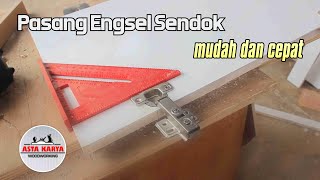 Cara Pasang Engsel Sendok untuk Pemula