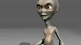 Blender Little Alien lip sync test