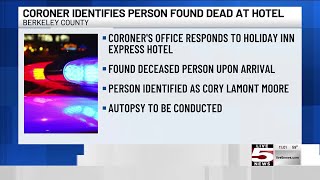 VIDEO: Berkeley County Coroner identifies man found dead at Sangaree hotel