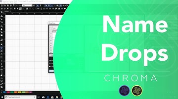 Name Drops (Luxe) | Chroma  Digitizing Software