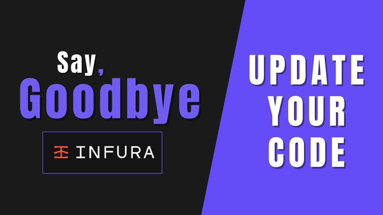 GoodBye Infura | Update Your NFT Marketplace Project Code