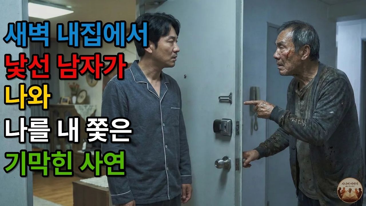 새벽에 내집에서 나온 낯선남자