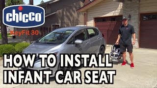 How To Install an Infant Car Seat (featuring Chicco KeyFit 30) on Everyman Driver