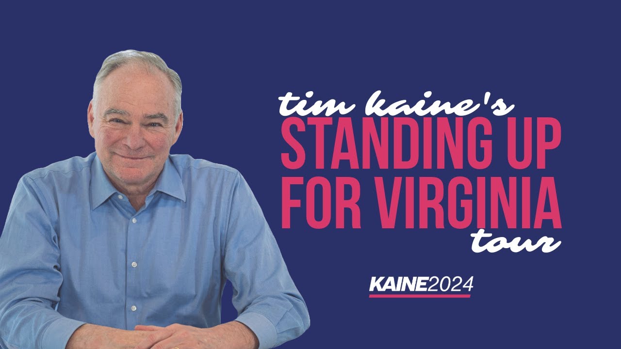 Kaine 2024 Launch: Rally with Senator Tim Kaine in Newport News! - YouTube