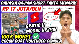 100% MONET❗Gajian 17 Juta/Bulan dari YouTube Shorts Fakta Menarik (Gratis & Step by Step)
