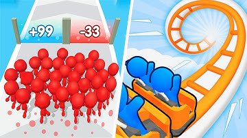 Count Masters VS Runner Coaster - All Levels Gameplay Android,ios (Part 26)