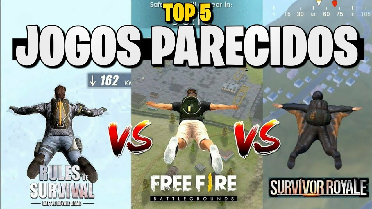 Top 5: games parecidos com Free Fire 