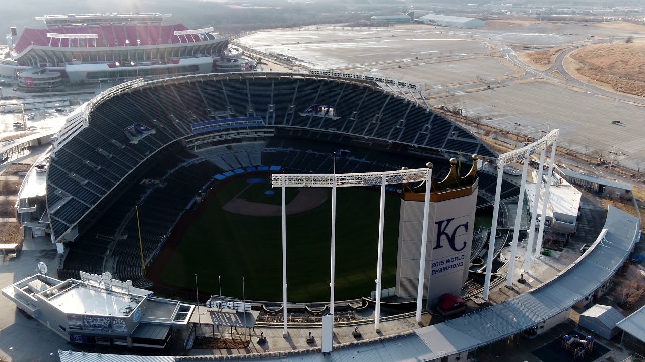Kansas City Stadiums. Aerial View YouTube