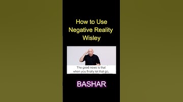 How to Use Negative Reality Wisley | BASHAR  #shorts #shortvideo #short