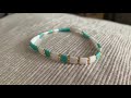 Video Tutorial Bracelet Beads Tila Myuki simple and delicate DIY