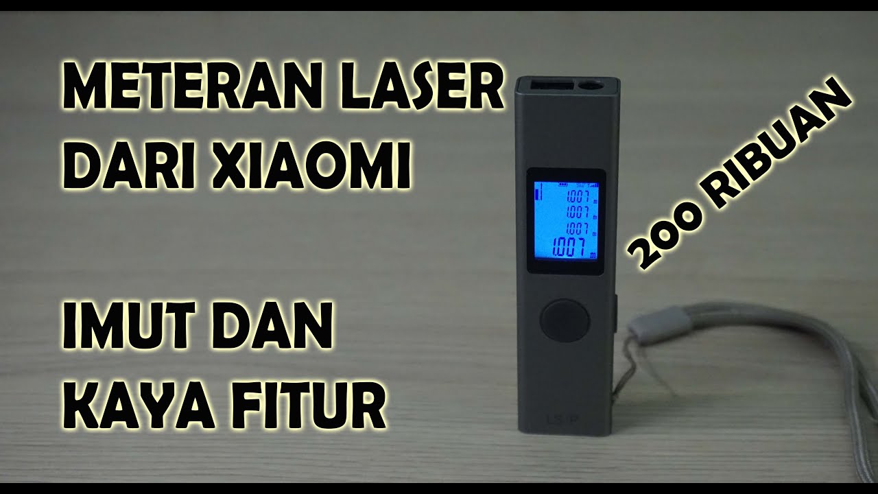 Meteran Laser Xiaomi DUKA LSP Range Finder 40 Meter Imut dan Kaya