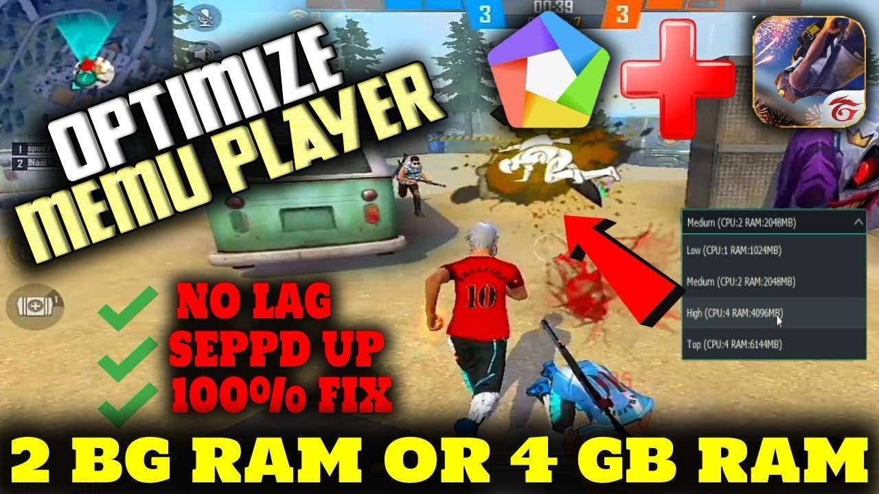 HOW TO OPTIMIZE MEMU PLAYER IN LOW END PC-  Memu Player Settings For 2GB OR 4GB Ram – No Lag 100%