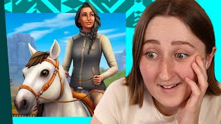 THE SIMS 4 IS GETTING HORSES!!! (Trailer Reaction)